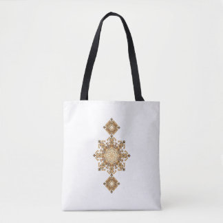 Goldene geometrische Harmonie Tasche