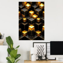 Goldene geometrische Schaltungstechnik Raumdekorat