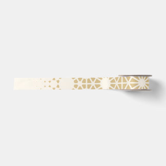 Goldene geometrische Sternexplosion Kinderdusche Satinband