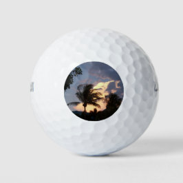 Goldene Gewitterwolke Golfball