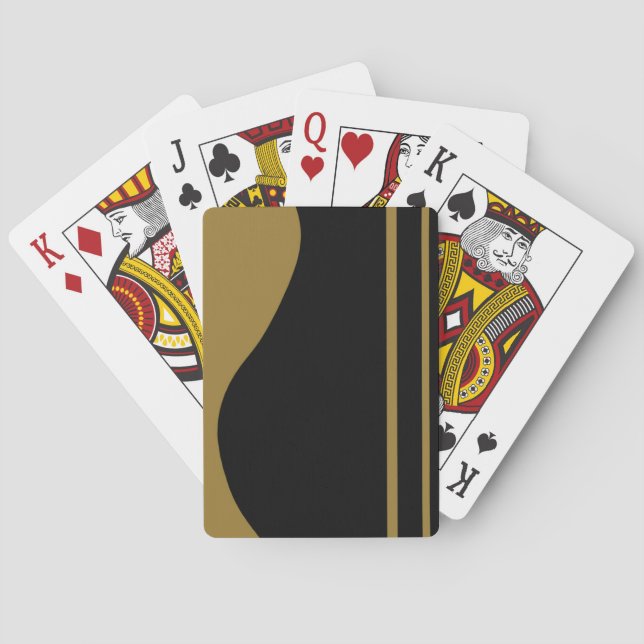 Goldene Gitarre Spielkarten (Rückseite)