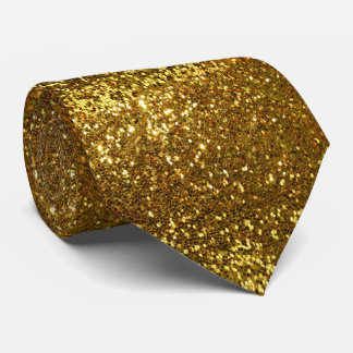 Goldene Glitzerschlips Krawatte