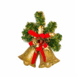 Goldene Glocken und Weihnachten Fotoskulptur Ornament<br><div class="desc">Fügen Sie Ihrem Weihnachtsbaum oder Ihrem Geschenk mit unseren goldenen Glocken und dem Holly Cutout Ornament noch mehr Glanz hinzu! Rett auf den aktuellen Verkaufspreis mit Zazzle Black's kostenlosen Versand. Visa, MasterCard, PayPal und American Express akzeptiert. Sie sind eingeladen, unsere Titelseite (Eastern Star Shop II) zu verfolgen und/oder zu Lesezeichen,...</div>