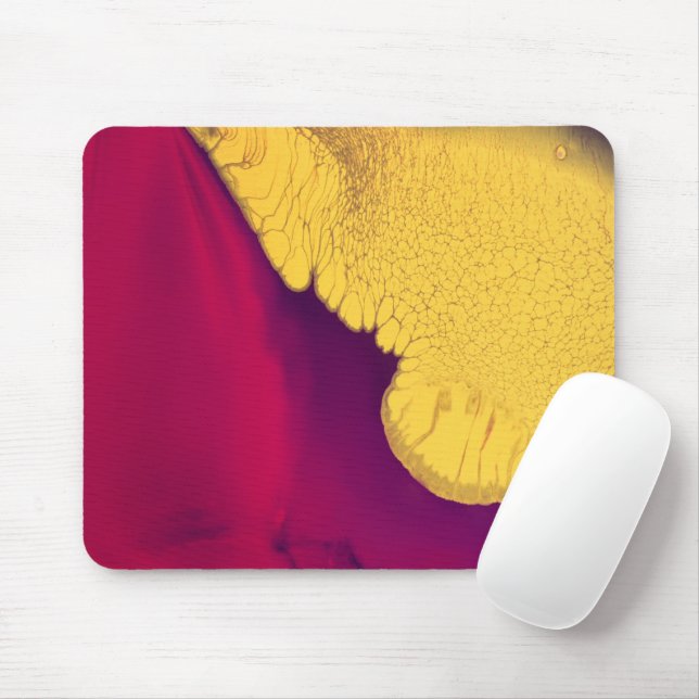 Goldene Glut Abstrakt Mousepad (Mit Mouse)