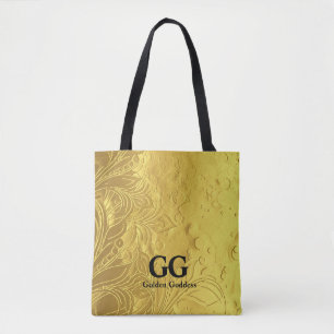 Goldene Göttin Feiern Sie eine glückliche 50. Gebu Tasche