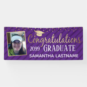 Goldene Gratulation Graduate 2022 Banner