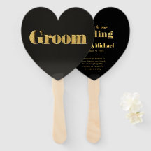 Goldene Groom Hochzeit