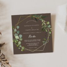 Goldene grünbraune Hochzeit