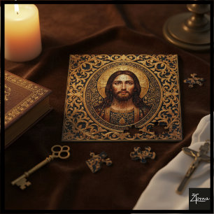 Goldene Heilige Ikone - Jesus