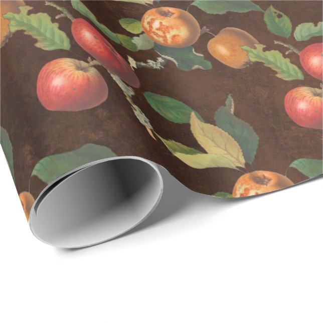 Goldene Herbsternte Frucht Geschenkpapier (Rolleneckpunkt)