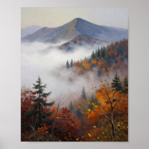 Goldene Herbstkronen Poster