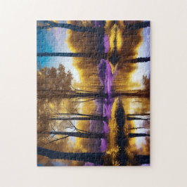 Goldene Herbstwälder Ruhe