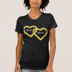 Goldene Herzblüte T-Shirt