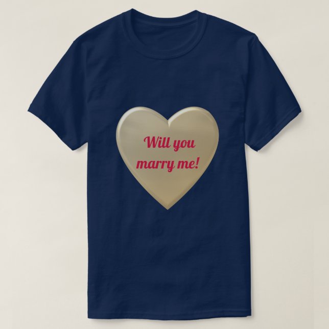 goldene Herzen T-Shirt (Design vorne)