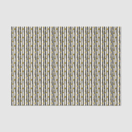 Goldene Herzen und schwarze Streifen Seidenpapier