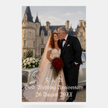 Goldene Hochzeit 50. Jubiläum Paar Foto Kuss