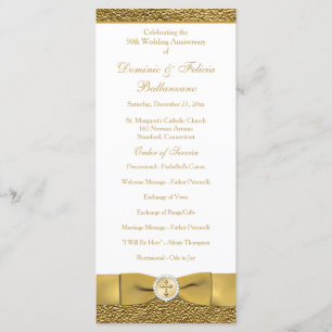 Goldene Hochzeit anlässlich des Jubiläums Programm