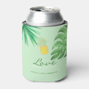 Goldene Hochzeit des tropischen Ananas Dosenkühler
