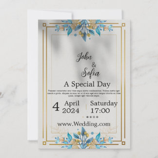 Goldene Hochzeit Einladung