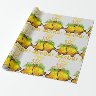 Goldene Hochzeit Geschenkpapier