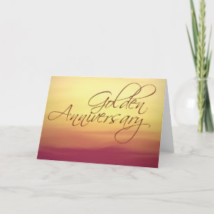 Goldene Hochzeit Jubiläum Karte