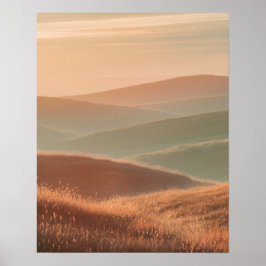 Goldene Hügel Poster