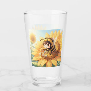 Goldene Hummel im Blütentanz.7 Glas