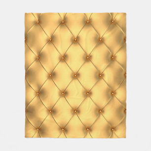 Goldene Innendekoration des Glamours Fleecedecke
