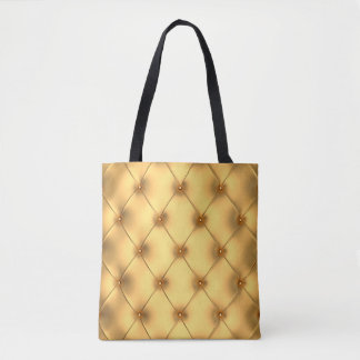 Goldene Innendekoration des Glamours Tasche