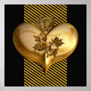 Goldene Jahre Goldstreifen Poster
