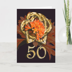 Goldene Jahresjubiläumskarte Karte