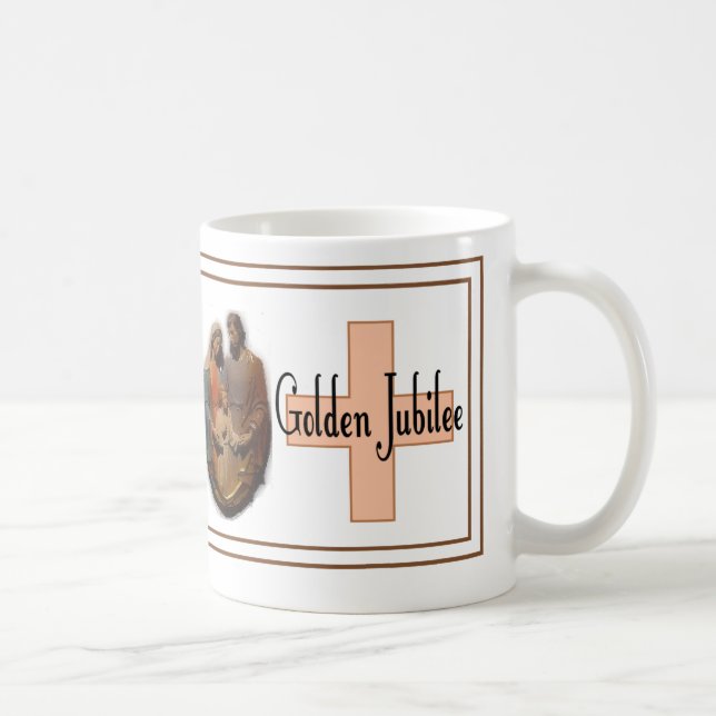 Goldene Jubiläum-Geschenke für Nonnen Kaffeetasse (Rechts)