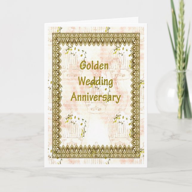 Goldene Jubiläumskarte Karte (Vorderseite)