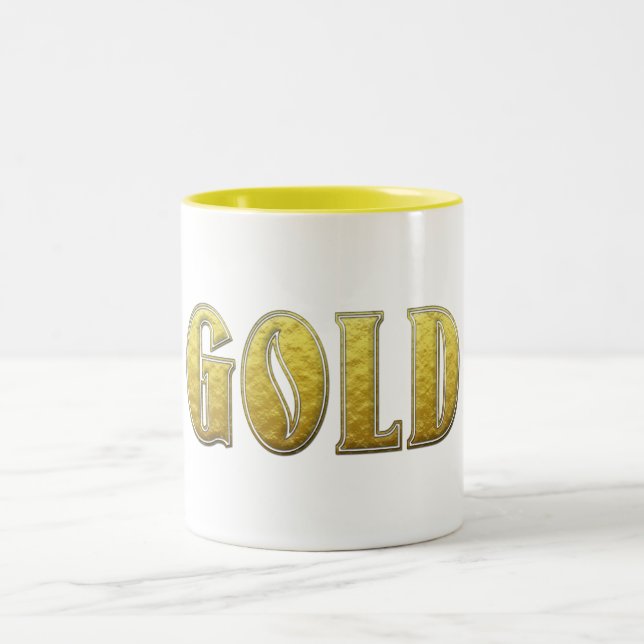 Goldene Kaffeetasse (Mittel)