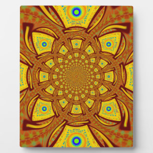 Goldene Kaleidoskop Kunst, Dichtung Fotoplatte