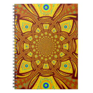 Goldene Kaleidoskop Kunst, Dichtung Notizblock