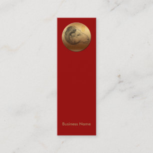 Goldene Karten des RAM-Neujahrsfest-Tierkreis-B