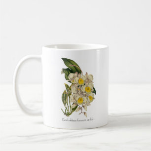 Goldene Kaskaden: Dendrobium farmerii Orchid Tasse