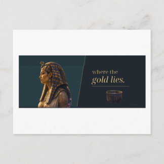 Goldene Katakomben Ägyptisches Porträt Literarisch Postkarte