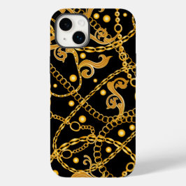 Goldene Kettenklasse Case-Mate iPhone 14 Plus Hülle