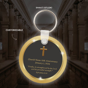 Goldene Kirchenjubiläumsveranstaltung Andenken Bib Schlüsselanhänger