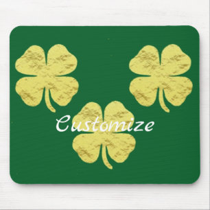 Goldene Kleeblätter Thunder_Cove Mousepad