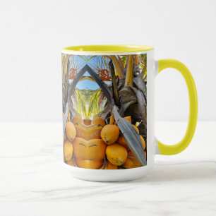 Goldene Kokosnüsse Tasse