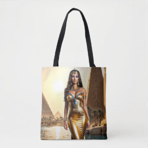 Goldene Königin des Nils Tasche