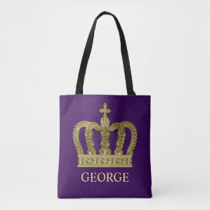 Goldene königliche Krone II + Ihr backgr. u. Idee Tasche