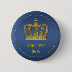 Goldene königliche Krone II + Ihr backgr. u. Ideen Button