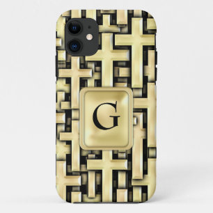 Goldene Kreuze Case-Mate iPhone Hülle