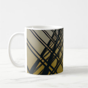 Goldene Kreuzlinien Kaffeetasse