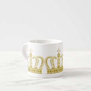 Goldene Krone + Ihre Ideen Espressotasse