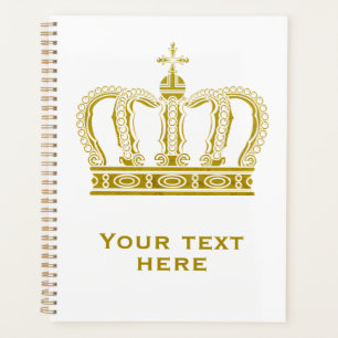 Goldene Krone - Luxus royal Planer